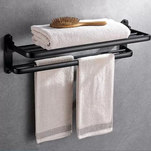 Toallero Plegable en Acero Inoxidable Para Baño y Cocina