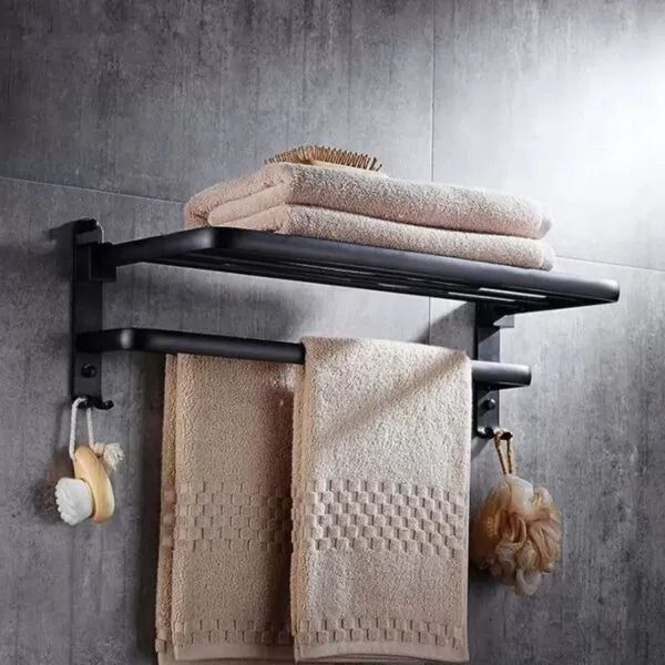 Toallero Plegable en Acero Inoxidable Para Baño y Cocina
