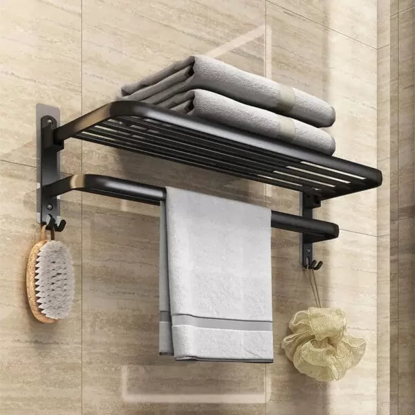Toallero Plegable en Acero Inoxidable Para Baño y Cocina