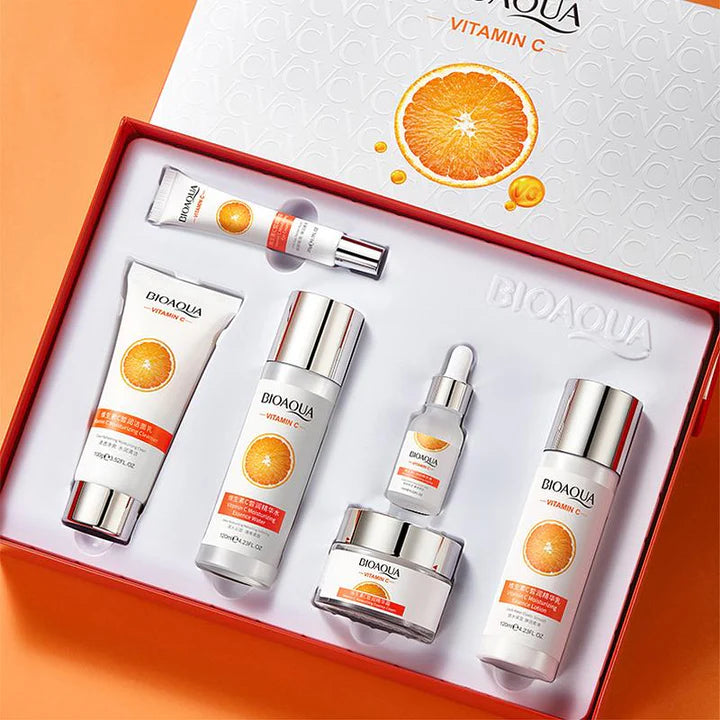 ¡Nuevo Kit Facial Línea Vitamina C Bioaqua ® 2024 + REGALO🎁