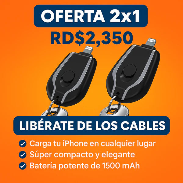 Llavero Cargador para IPHONE (OFERTA 2X1)
