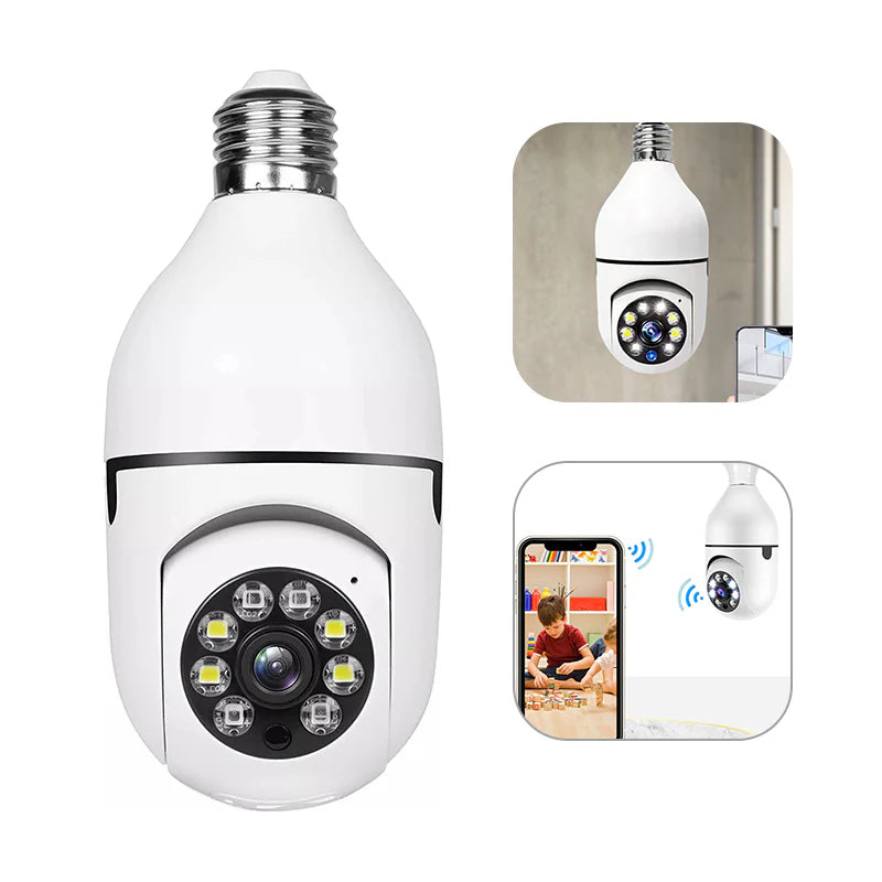CÁMARA DE SEGURIDAD TIPO BOMBILLO🎥👁️