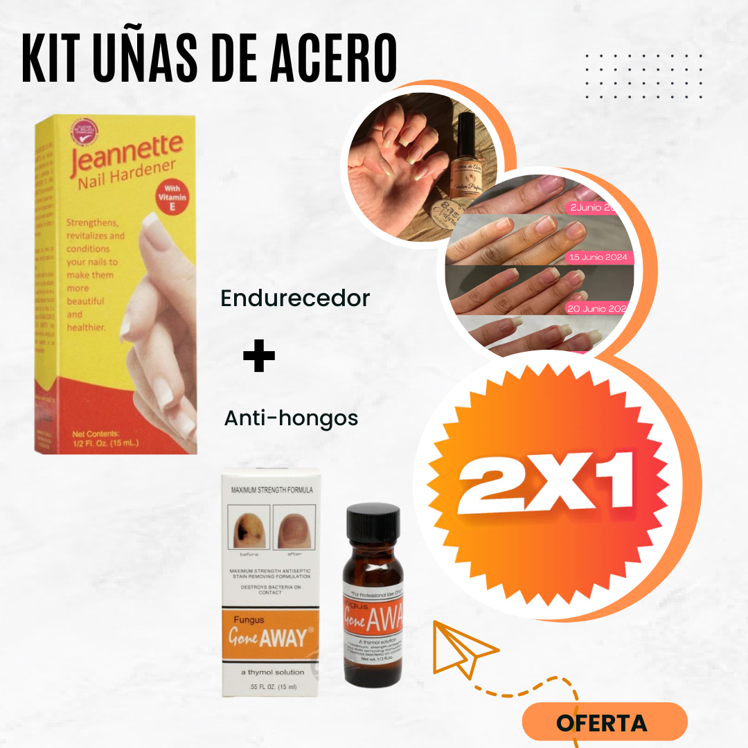Kit de Uñas de Acero!🩷