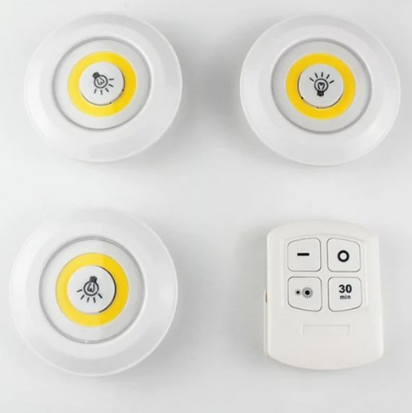 LUCES LED DE EMERGENCIA 3 x 1