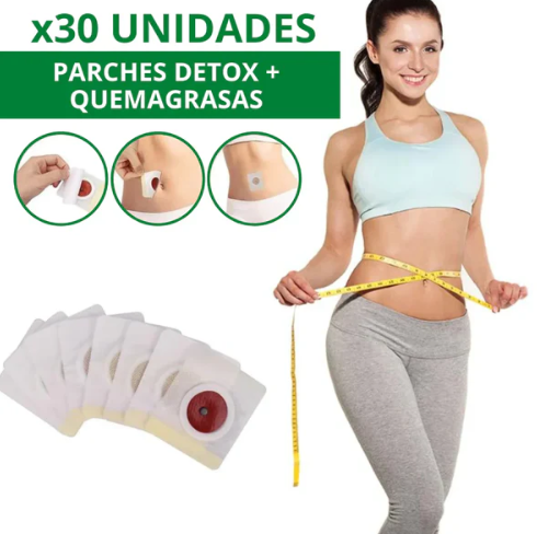 SlimPatch - Parches Adelgazantes Quemadores de Grasa 30Uds + 30 Uds GRATIS de Regalo Navideño 🎄(🎁OFERTA EXCLUSIVA🎁)
