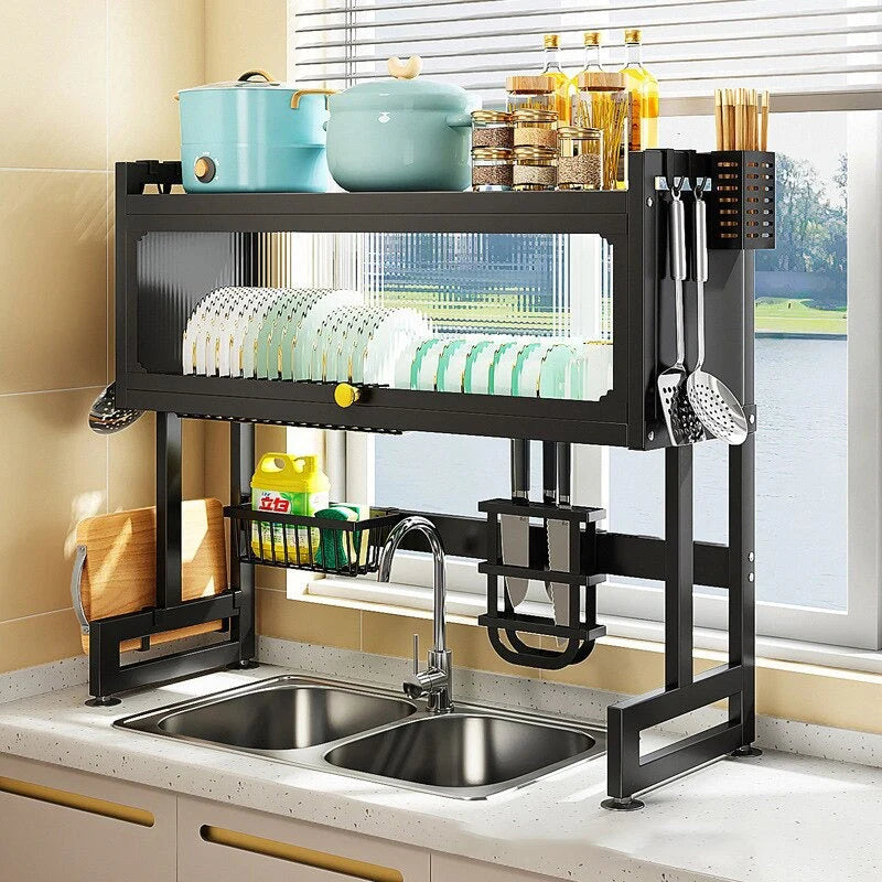 ESCURRIDOR DE ACERO INOXIDABLE CON TAPA 85cm