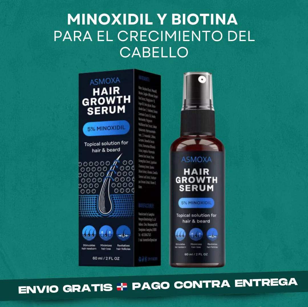 ESTRATO DE MINOXIDIL Y BIOTINA 🧴💪