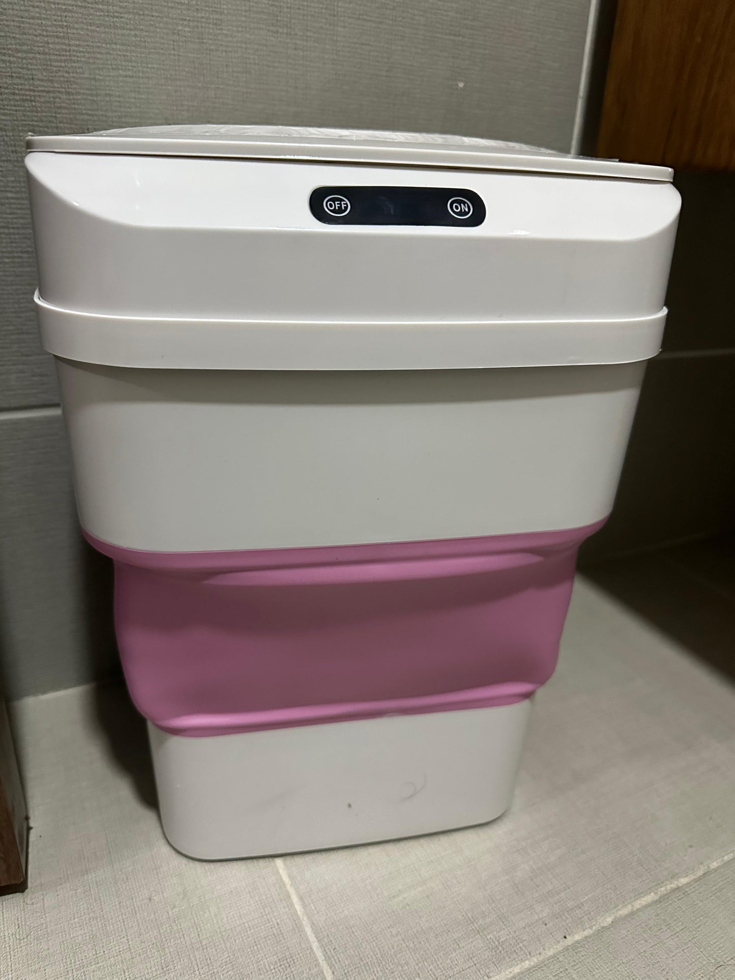 Basurero Plegable Con Sensor Inteligente Apertura Automática🗑️🚮