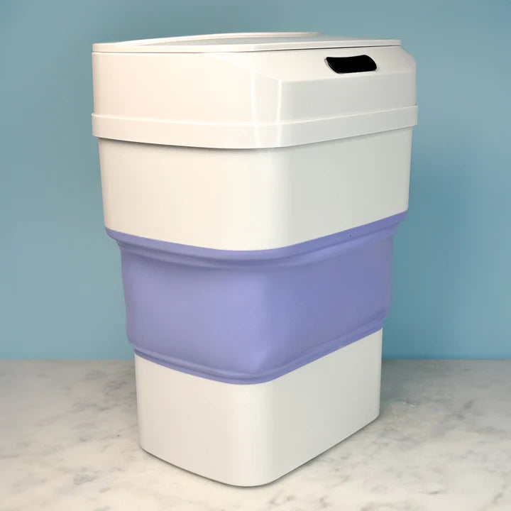 Basurero Plegable Con Sensor Inteligente Apertura Automática🗑️🚮