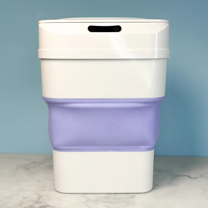 Basurero Plegable Con Sensor Inteligente Apertura Automática🗑️🚮