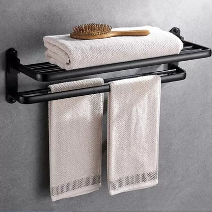 Toallero Plegable  en Acero Inoxidable Para Baño y Cocina