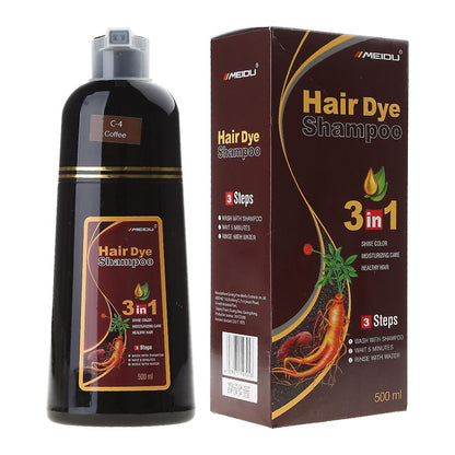 SHAMPOO COLORANTE BLACK HAIR 3 EN 1 500ml