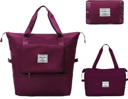 BOLSA DE VIAJE PLEGABLE Y EXPANDIBLE 👜