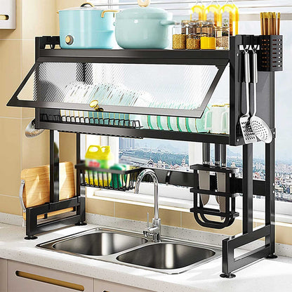 ESCURRIDOR DE ACERO INOXIDABLE CON TAPA 85cm