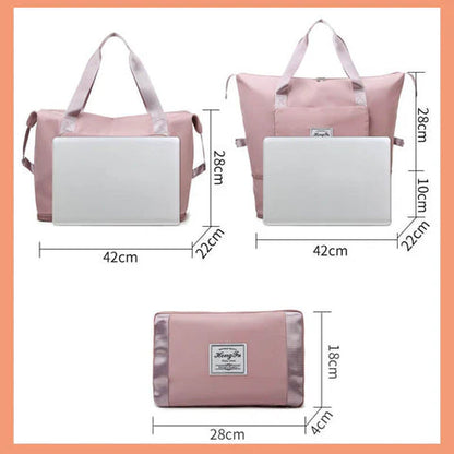 BOLSA DE VIAJE PLEGABLE Y EXPANDIBLE 👜