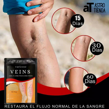 Parches Para Varices - VeinsFix 💜  ¡SUPER PROMO 2x1! LLEVA 24 PARCHES