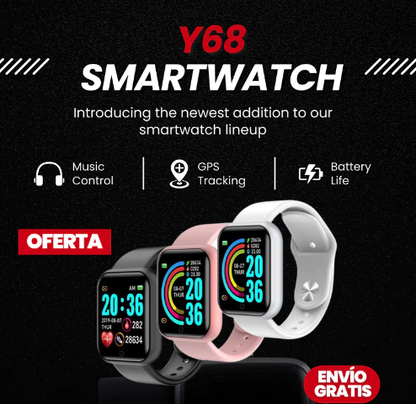 RELOJ INTELIGENTE SERIE Y68-D20