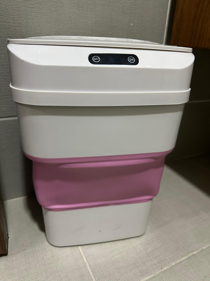 Basurero Plegable Con Sensor Inteligente Apertura Automática🗑️🚮
