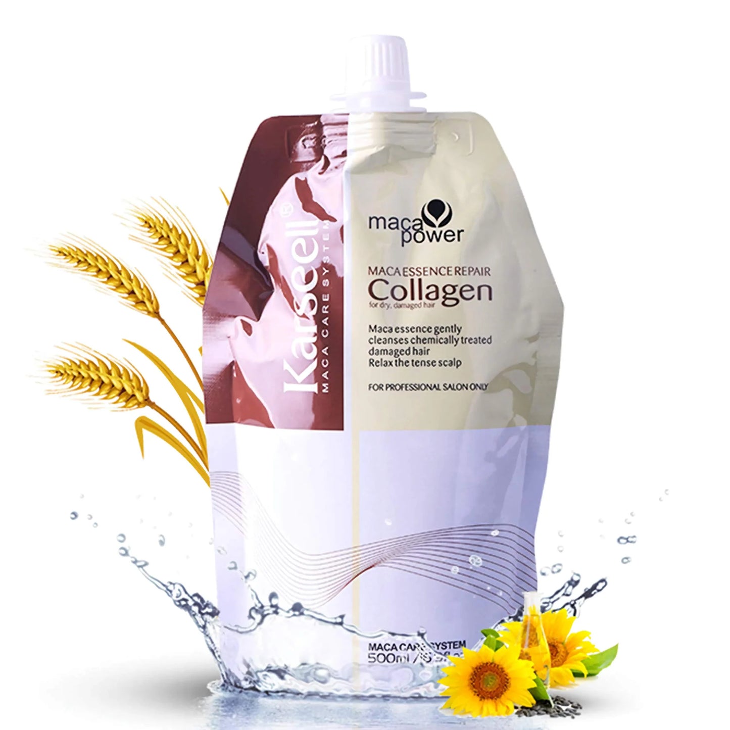 Máscara /Shampoo/Acondicionador /Gotero Karseell® Collagen Original 500ml