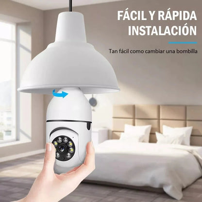 CÁMARA DE SEGURIDAD TIPO BOMBILLO🎥👁️